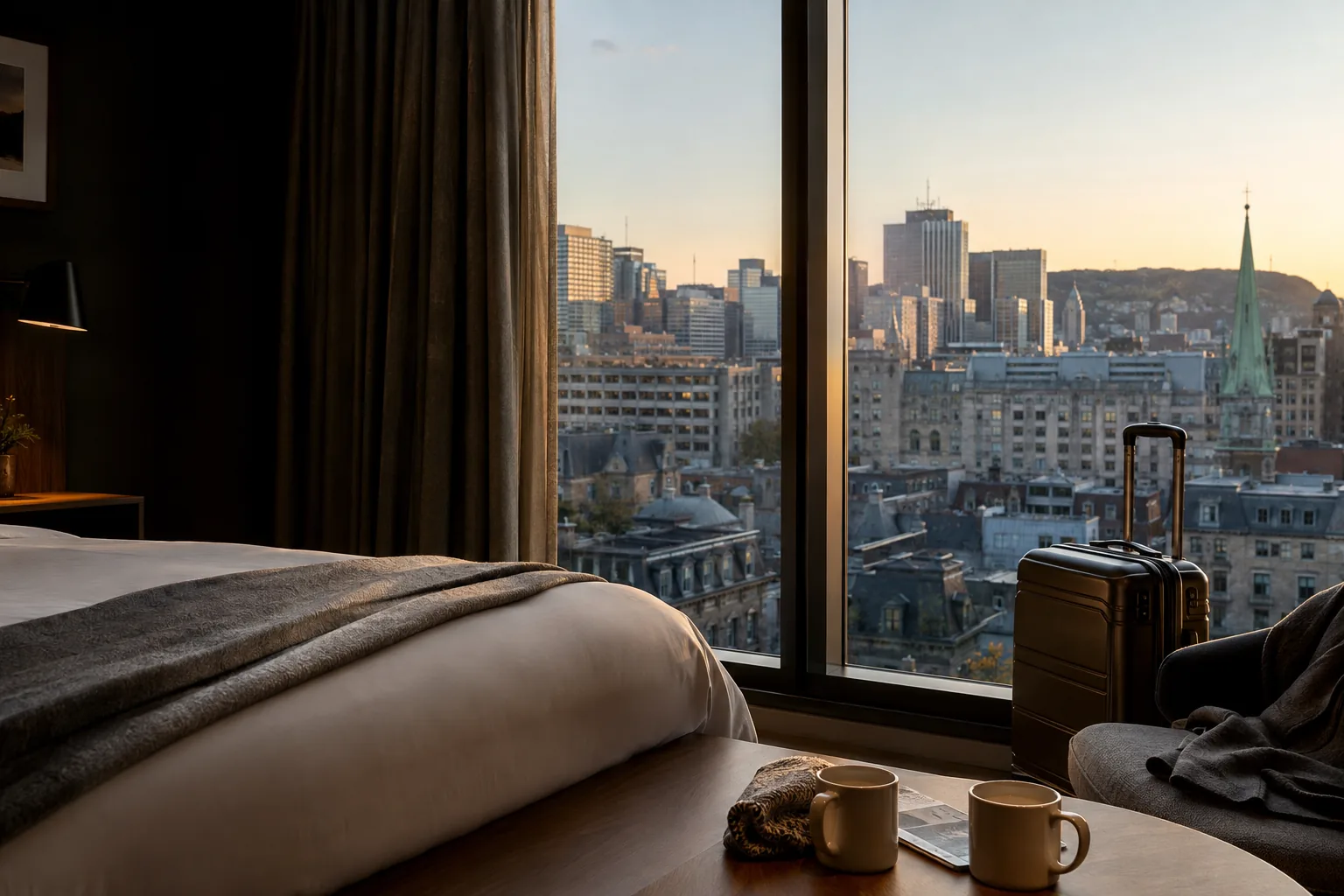 Hôtel à Montréal avec vue sur la ville pour un court séjour abordable